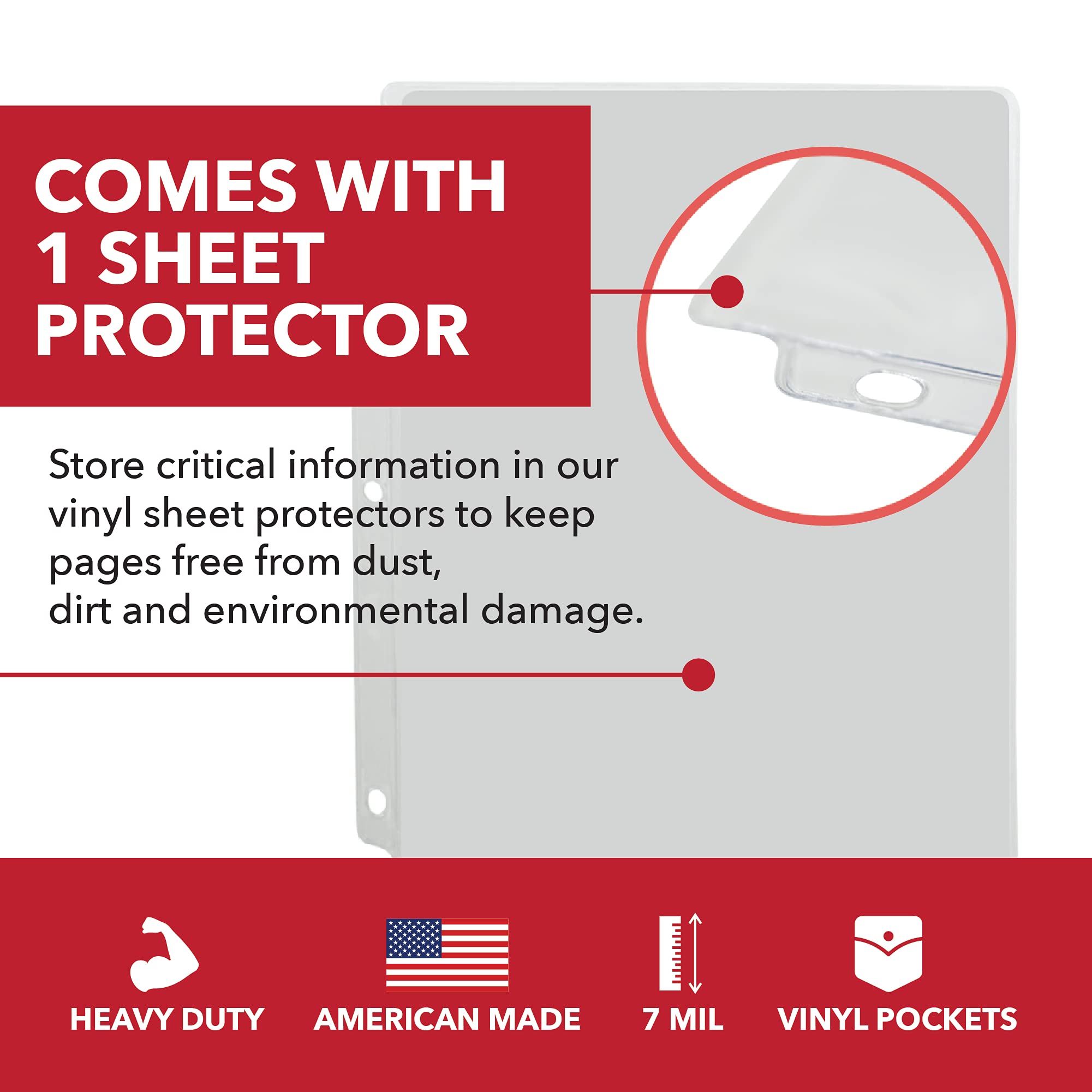 Amazon | マグネット式3リングバインダー用メカニズム - 1個、1インチ